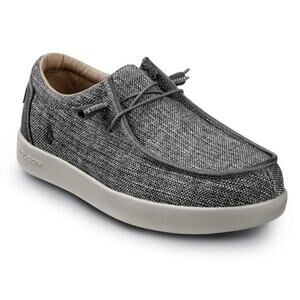 VOLCOM Men's Grey Chill MaxTRAX® Composite Toe Slip-On Oxford Work Shoes | NEW!